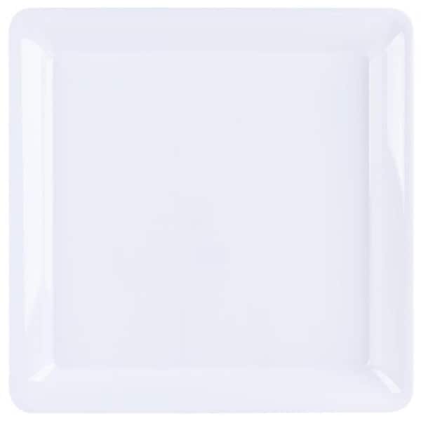 Fineline Settings 3581-WH White 18 and apos; and apos; x 18 and apos; and apos; Square Tray SQ4818.WH - main